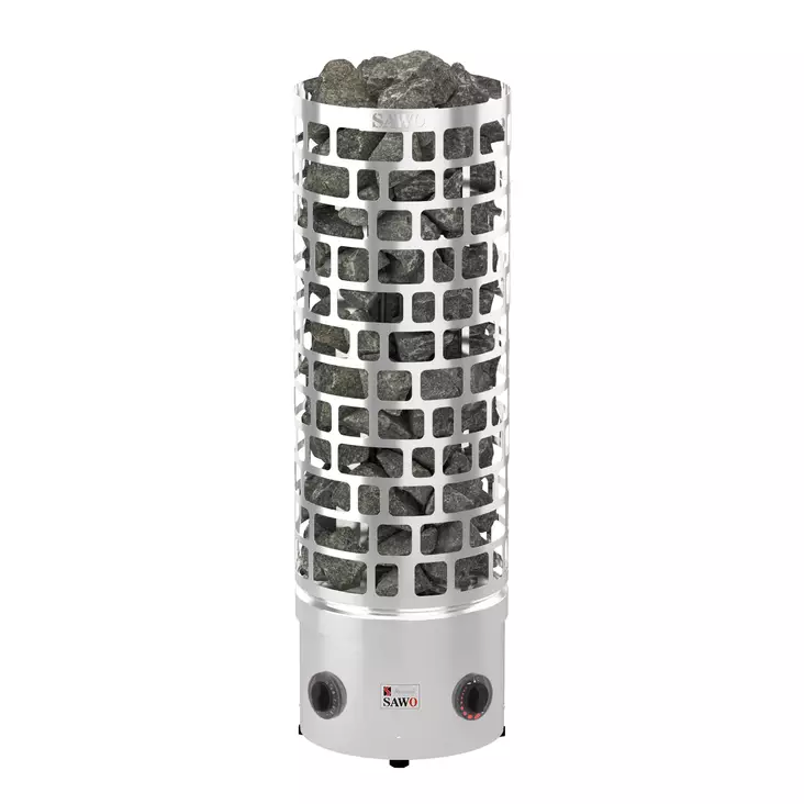 S=C3=A4hk=C3=B6kiuas SAWO Aries Round NB-7,5kW - Sähkökiukaat - 4894224005240 - 1