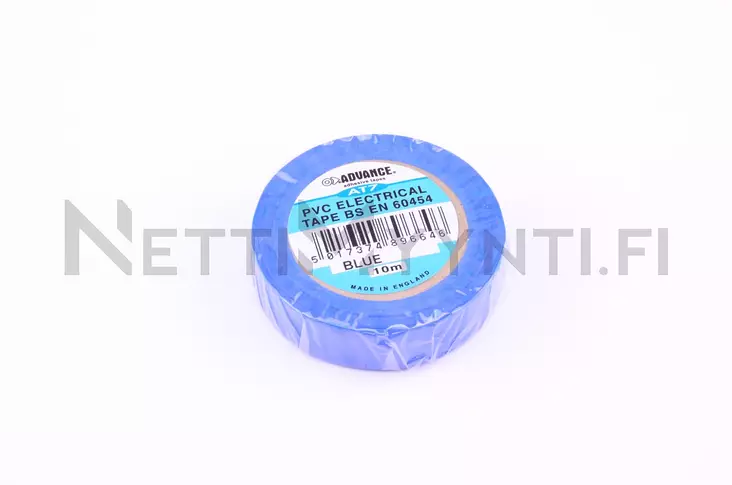 Sähköteippi sininen 15 mm x 10 m - Rakennusteipit - 646-7190-30 - 1