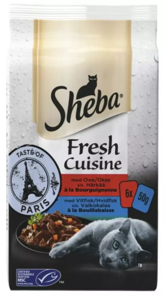 Sheba 6x50g Fresh Cuisine Taste of Paris P=C3=A4=C3=A4kuva - Kissan ruoka - 4770608259990 - 1
