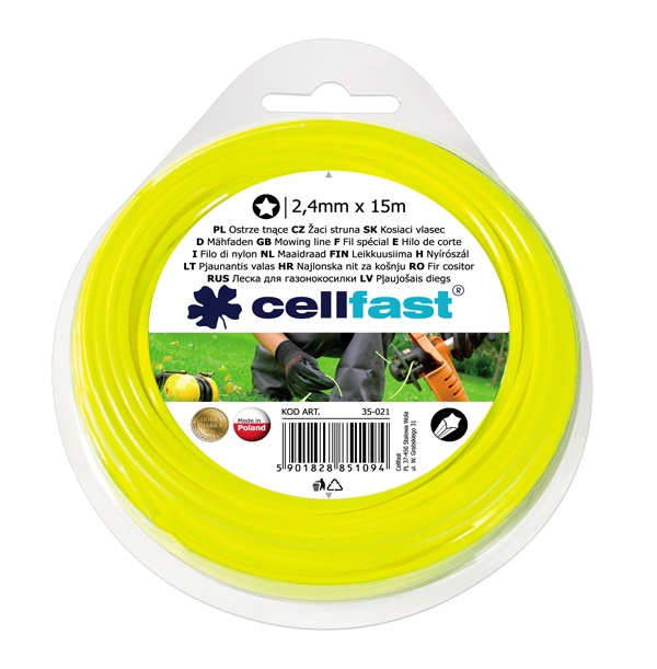 Siima 3,0mm 15m tähti - Raivaussahat ja trimmerit - 5901828851100 - 1