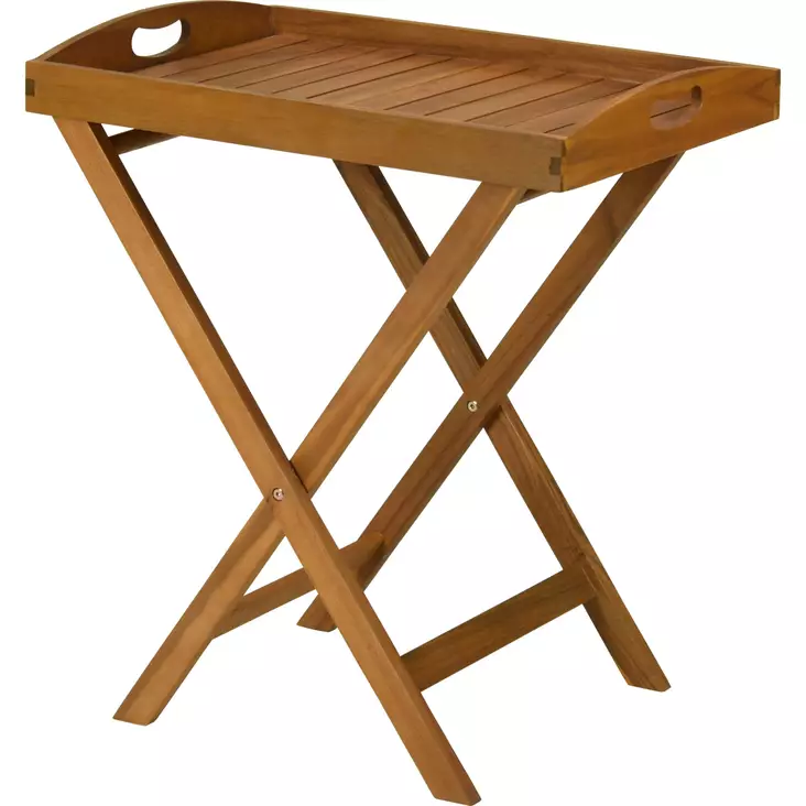 Sivupöytä Taittomalli Akaasia - Puutarhapöydät - 8720573879460 - 1