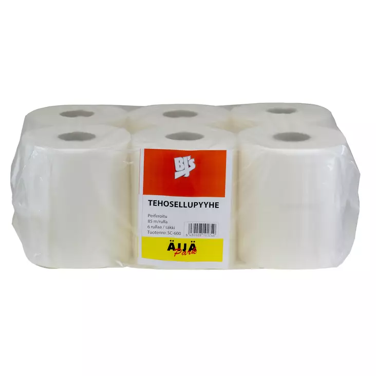Teollisuuspyyhe valkoinen 6 rll - Avtorkningspapper 6 rullar - Talouspaperit, wc-paperit, nenäliinat - 6430028101740 - 1