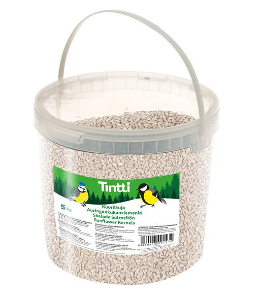 Auringonkukansiemen kuorittu sanko 5kg - Lintujen ruokinta - 6410413352650 - 1