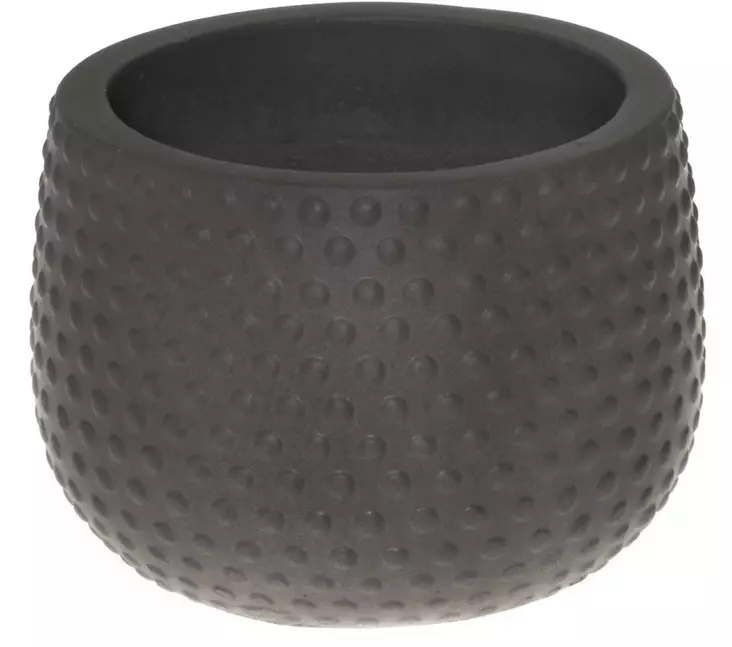 Ulkoruukku Dots 26 x 26 x 19 cm harmaa - Ruukut - 6410413274310 - 1