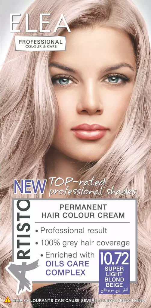 Kestoväri Elea 10,72 Super Light Blond - Hiusvärit - 3800708382500 - 1