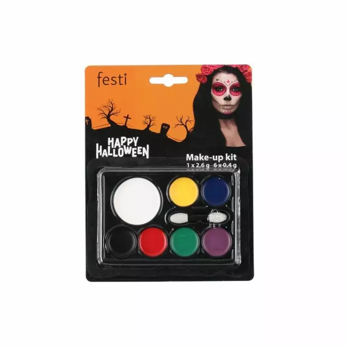 Halloween kasvovärisetti - Juhlakoristeet - 6410416400150 - 1