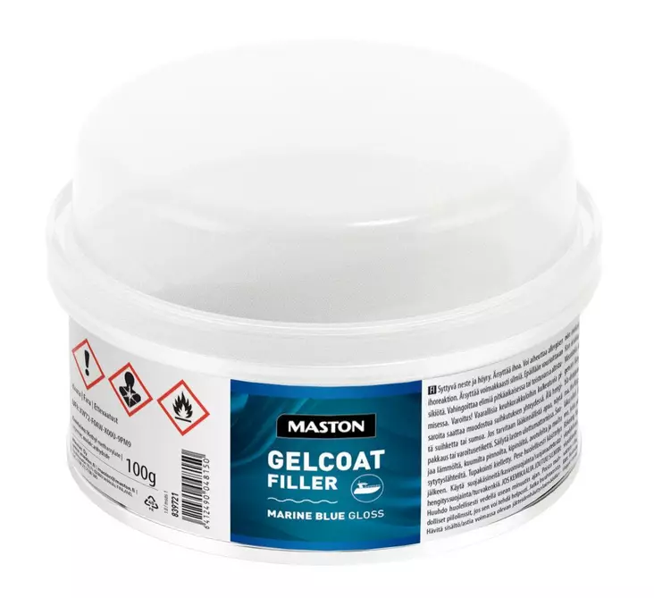 Gelcoat filler 100g marine blue - Tasoitteet ja täyteaineet - 6412490048150 - 1