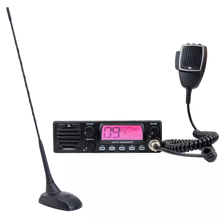 CB TTi TCB-900 EVO radioasemasarja + PNI Extra 48 CB antenni magneetilla - PNI tuotteet - 5949066536120 - 1