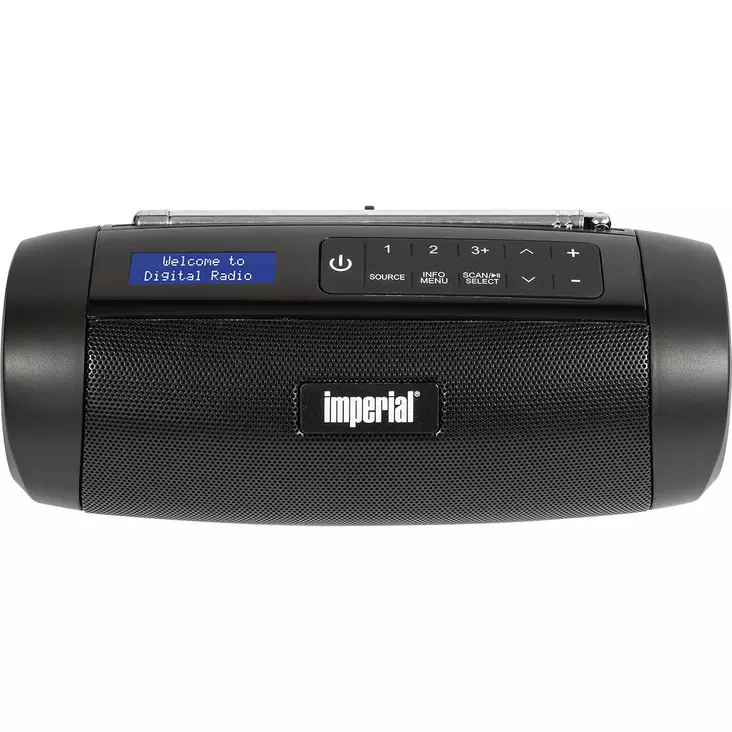 DABMAN GO DAB+ / FM Compact Radio Musta - Radiot ja MP3/4-soittimet - 4024035316000 - 10