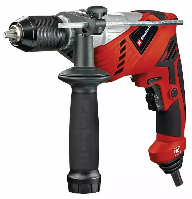 Einhell TE-ID 650 E Iskuporakone 650W - Metallinen pikaistukka & "Press & Lock" - Porakoneet ja poravasarat - 4006825565690 - 1