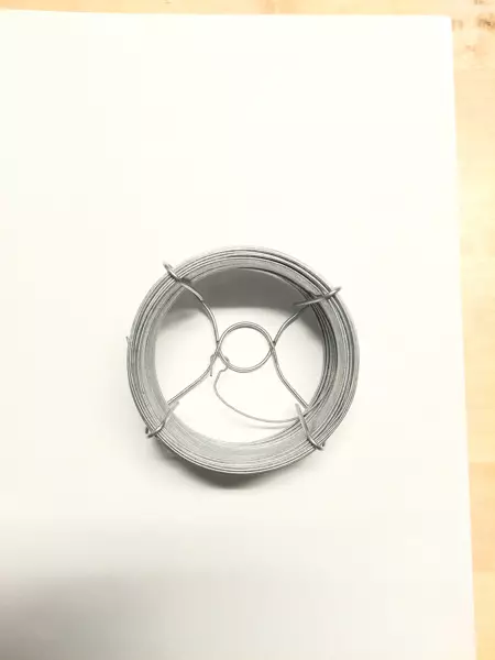 Galvanoitu puutarhalanka ø 1,0mm x 50 m - Kukkatelineet ja kasvutuet - 6430068432880 - 1