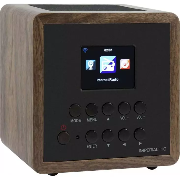I10 Internet Radio Wood look | FM | DAB+ / Internet - Radiot ja MP3/4-soittimet - 4024035223100 - 10
