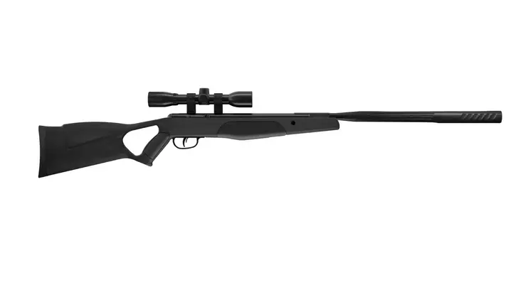 Ilmakivääri kiikaritähtäimellä Crosman F4 Black 4.5 mm - Ilmakiväärit - 028478152830 - 1