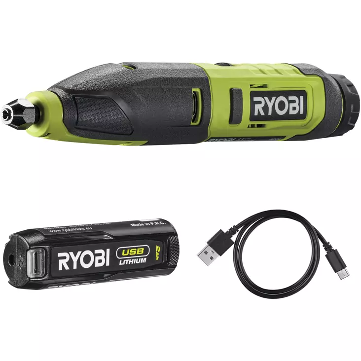 Kaiverrin Ryobi 4V USB Lithium  - Akkuerikoistyökalut - 4892210207470 - 1