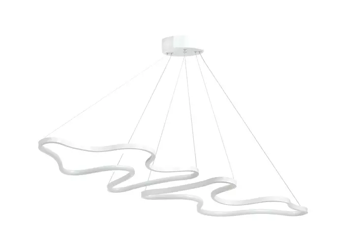 Kattokruunu, valkoinen, 35 x 46 cm, säädettävä, elegantti - Katto- ja seinävalaisimet - 8684282475330 - 1