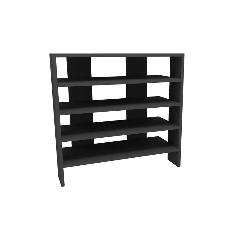 Kenkäkaappi Anthracite 100% Melamiinipinnoitettu Lastulevy 18 mm 72x75,6x31,4 cm Tyylikäs ja Kestävä Säilytysratkaisu - Kenkäkaapit - 8683743974610 - 1