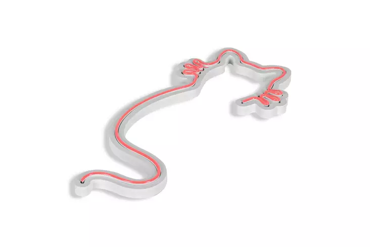 Koristeellinen Muovinen LED-valaistus, Joustavat Neon-nauhat, IP67 Vesitiivis, 22x48x2 cm, Vaaleanpunainen, DC 12V - Valokoristeet ja valohahmot - 8682870288690 - 1