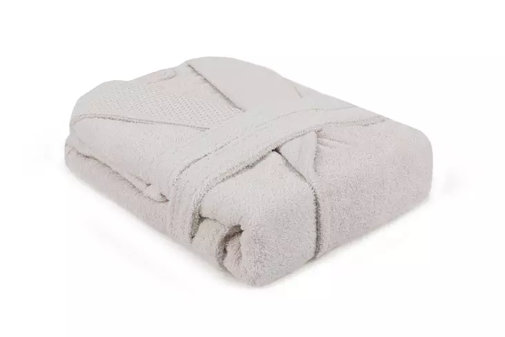 Kylpytakki, cappuccino, Koko: L, pehmeä, kestävä, tyylikäs - Pyyhkeet ja kylpytakit - 8683742475330 - 1