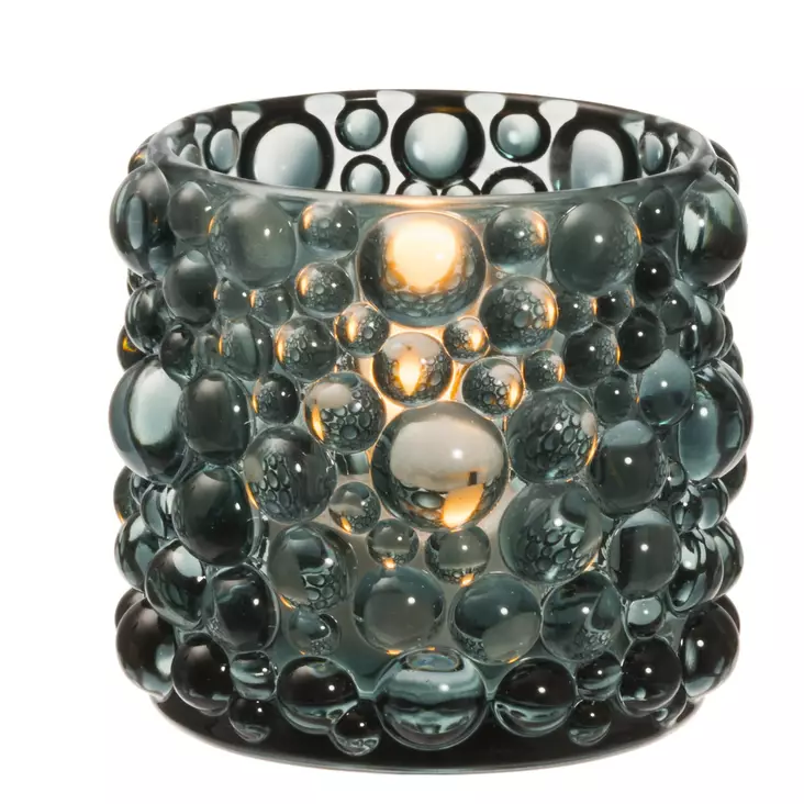 Kynttiläkuppi Pisara turkoosi 8,5cm - Led-kynttilät ja lyhdyt - 6410416289670 - 1