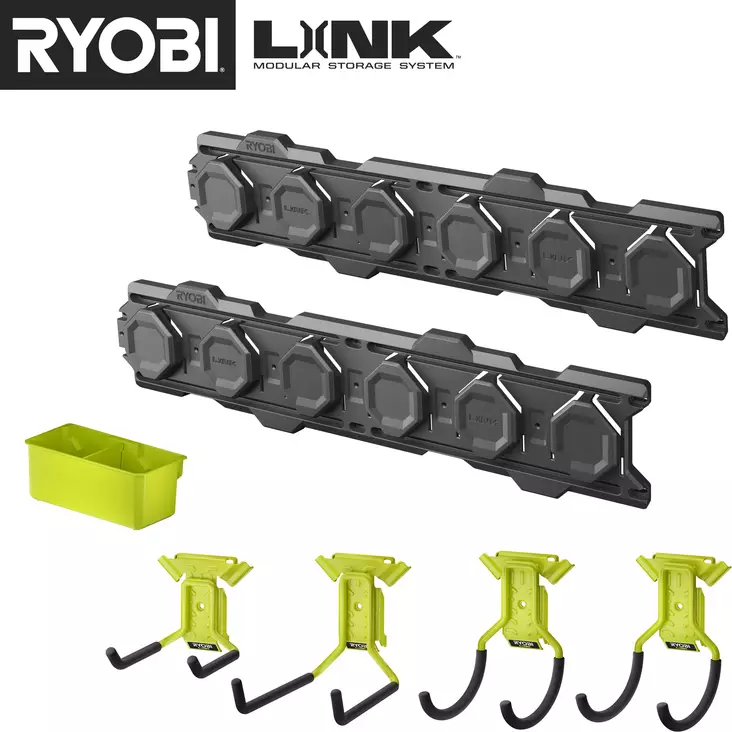 Linkâ„¢ starttipakkaus - seinÃ¤sÃ¤ilytyssarja Ryobi - Työkaluseinät ja -koukut - 4892210233370 - 1