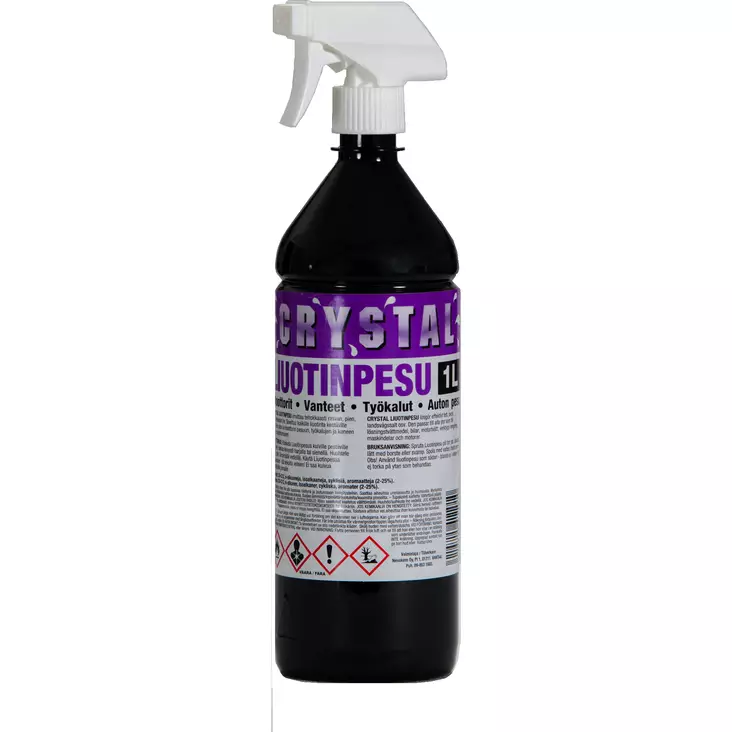 Liuotinpesu 1 l Sumute Crystal - Autoshampoot - 6419715411010 - 1