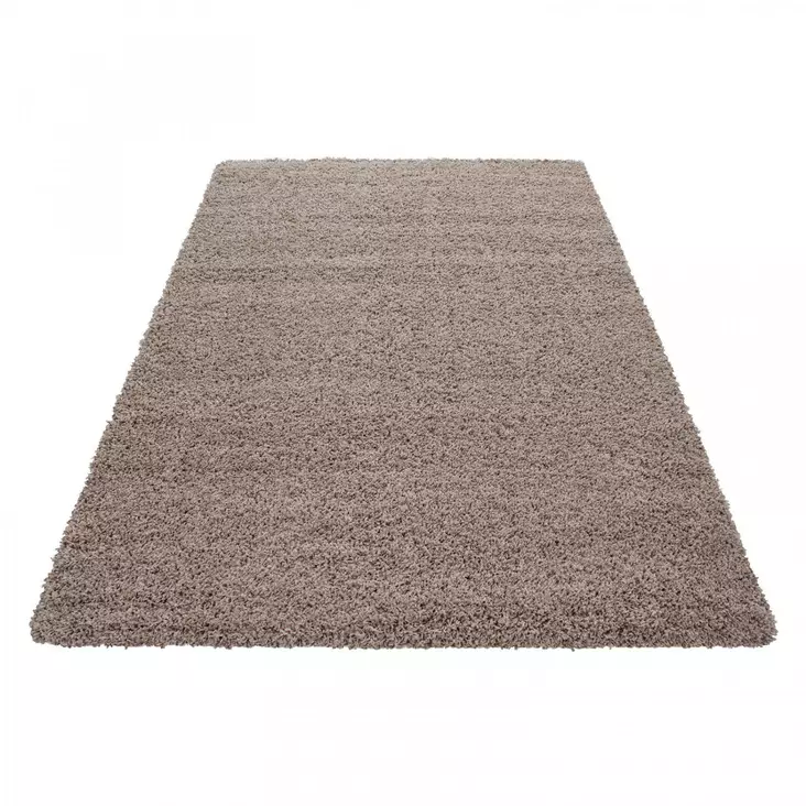 Minkkivärinen Antibakteerinen Matto 140x200 cm - 100% Polypropeeni, 30 mm Nukka, Jute Alapuoli, Helppohoitoinen - Suuret ja keskikokoiset matot - 8683342162340 - 1