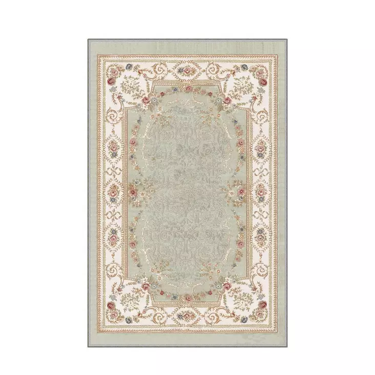 Monivärinen 140x220 cm 100% Polyesteri Matto - Antibakteerinen, Konepestävä, 3D Digitaalinen Painatus, Liukumaton - Suuret ja keskikokoiset matot - 8682870052130 - 1