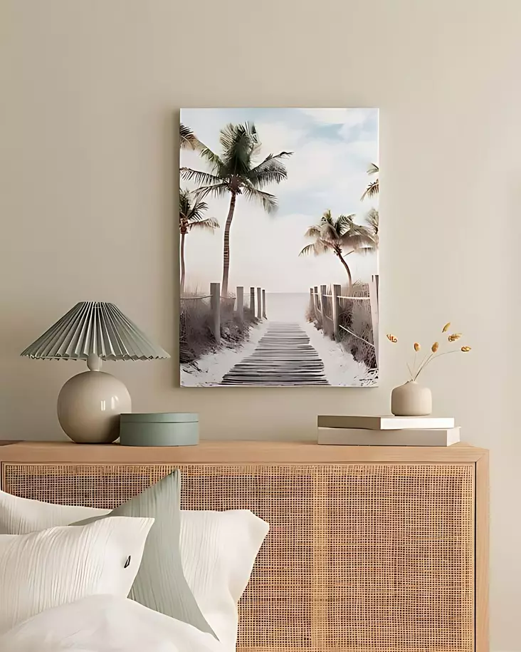 Monivärinen Koristeellinen Canvas-taulu 40x60 cm - Tyylikäs Seinäsomiste 100% Canvas - Lisää Eleganssia Kotiisi - Taulut ja kehykset - 8684283202430 - 1