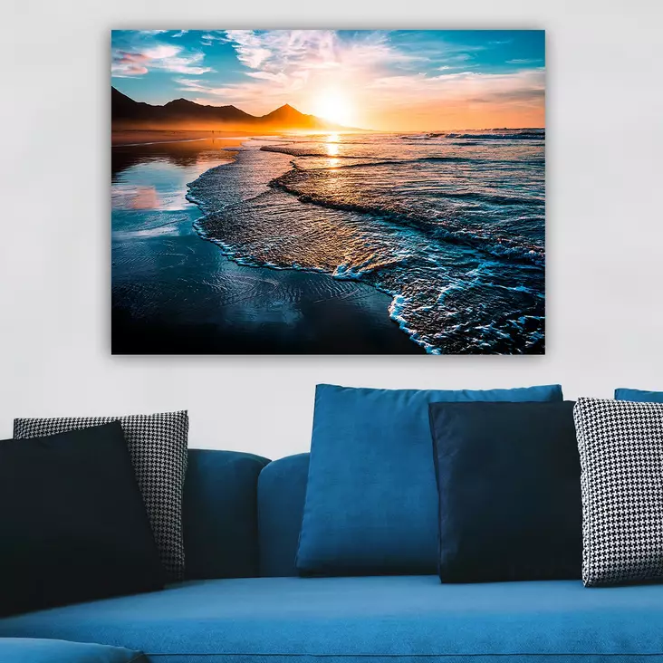 Monivärinen Koristeellinen Canvas-taulu 70x100 cm - 100% Kangas ja Puinen Kehys 3 cm - Seinäsisustus - Taulut ja kehykset - 8682870224070 - 1