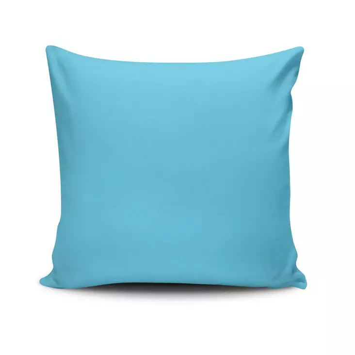 Monivärinen Sisustustyyny 43x43 cm - 50% Puuvilla, 50% Polyesteri, Konepestävä, Silikonitäyte, Piilovetoketju - Koristetyynyt - 8681181648070 - 1