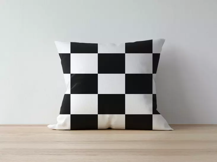Monivärinen Tyynynpäällinen 43x43 cm - 50% Polyesteri/50% Puuvilla, Digitaalinen Painatus, Konepestävä 30 °C:ssa - Koristetyynyt - 8682870195110 - 1