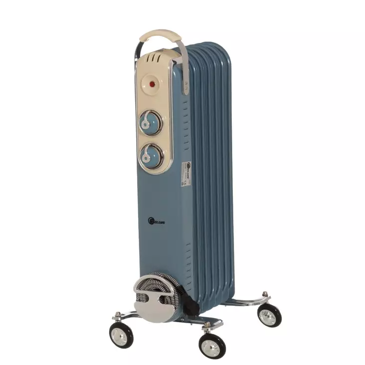 =C3=96ljyl=C3=A4mmitin Retro sininen 1500W Bellus - Lämpöpatterit ja -puhaltimet - 6410416109220 - 1