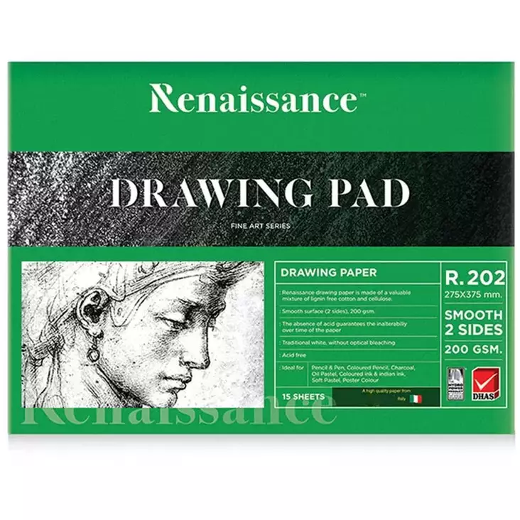 Piirustuslehtiö 275 x 375 mm, 200 g - Askartelumateriaalit ja tarvikkeet - 8851907104610 - 1