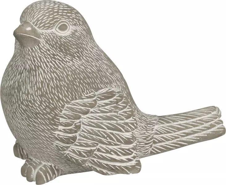 Pikkulintu sementtiä 13 cm - Pihakoristeet - 8720573977210 - 1