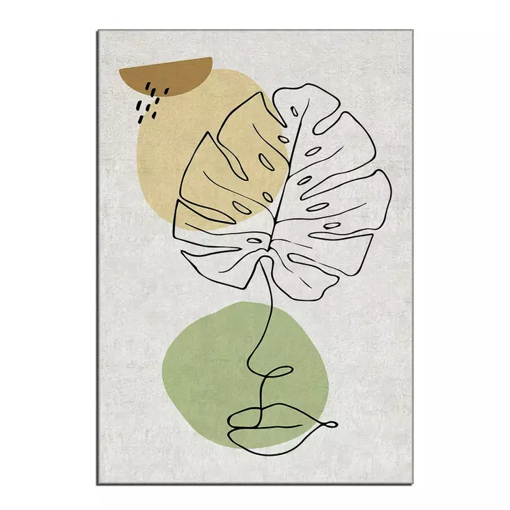 Polyesterimatto 120x180 cm - Monivärinen, Konepestävä, Liukumaton, Digitaalipainettu, 10 mm Paksuus - Suuret ja keskikokoiset matot - 8682870682900 - 1