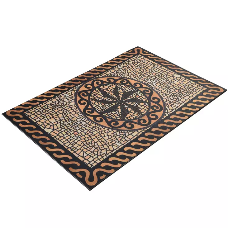 PVC-kynnysmatto, monivärinen, 40 x 60 cm, kestävä, liukumaton - Kynnysmatot ja kuramatot - 8681875387810 - 1