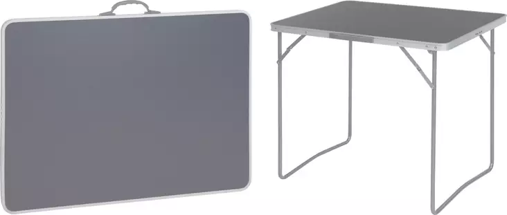 Retkeilypöytä 800x600mm harmaa - Eräruokailu - 8719202519440 - 1