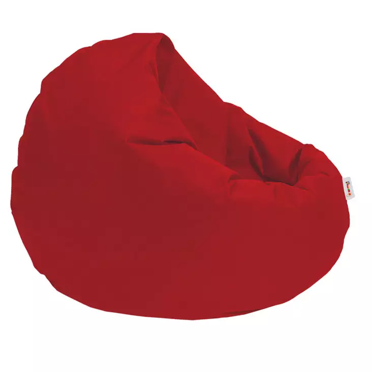 Säkkituoli ulkokäyttöön, punainen, 100 cm, mukava, kestävä, käytännöllinen - Säkkituolit - 8683743040490 - 1