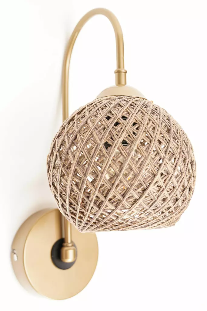 Seinävalaisin, ruskea, 25 cm, tyylikäs, monikäyttöinen, laadukas - Katto- ja seinävalaisimet - 8683342850070 - 1