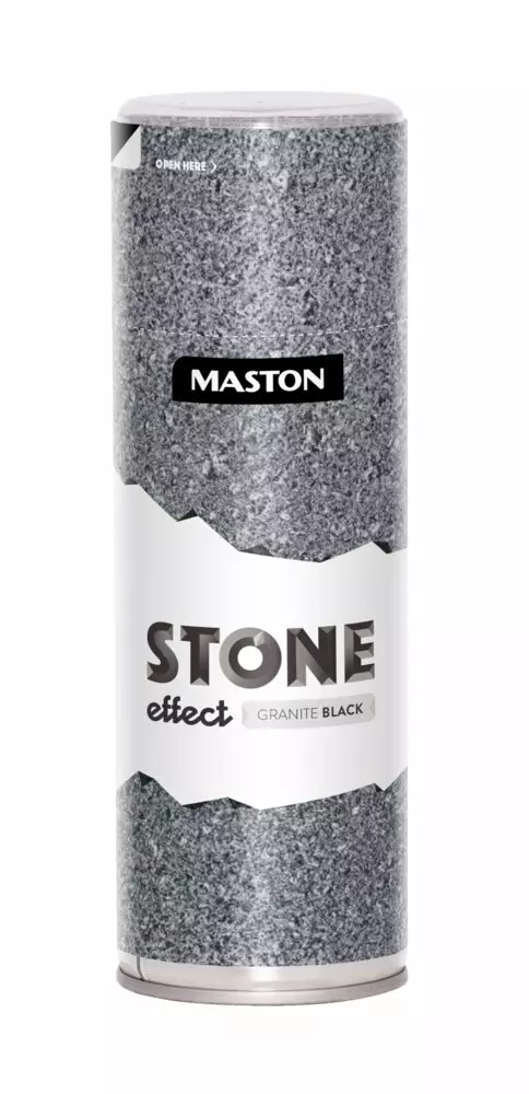 Spraymaali granite black stone effect 40 - Spraymaalit - 6412490036980 - 1