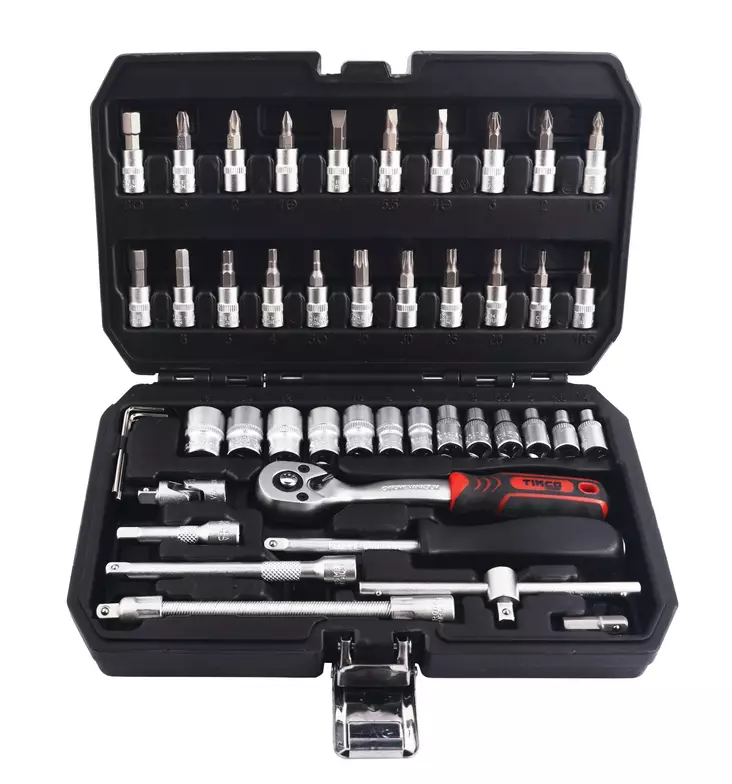 Timco 46-osainen hylsysarja - Hylsysarjat - 6438014417110 - 1