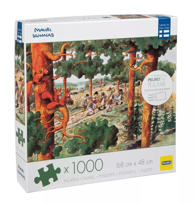 Veljekset matkalla 1000 palaa Kunnas - Palapelit - 6416550854880 - 1