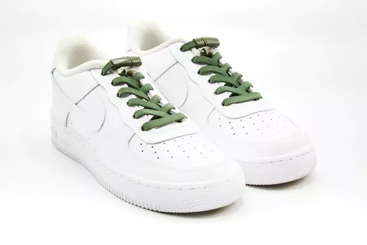 Venyvät kengännauhat - ARMY GREEN - Kenkätarvikkeet - 6429810937360 - 1
