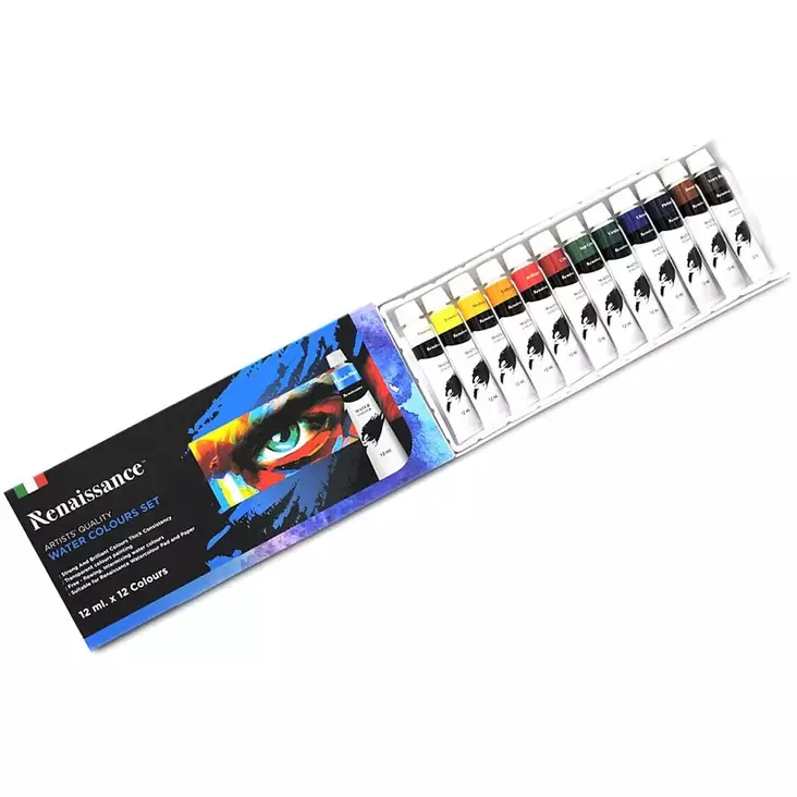 Vesivärit 12 x 12 ml - Vesivärit - 8851907199340 - 1