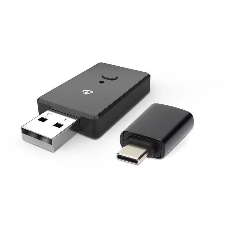 Wireless Car Audio Adapter | Android Auto / Apple Carplay | AAC / SBC | Black - Autosoittimet - 5412810455690 - 1
