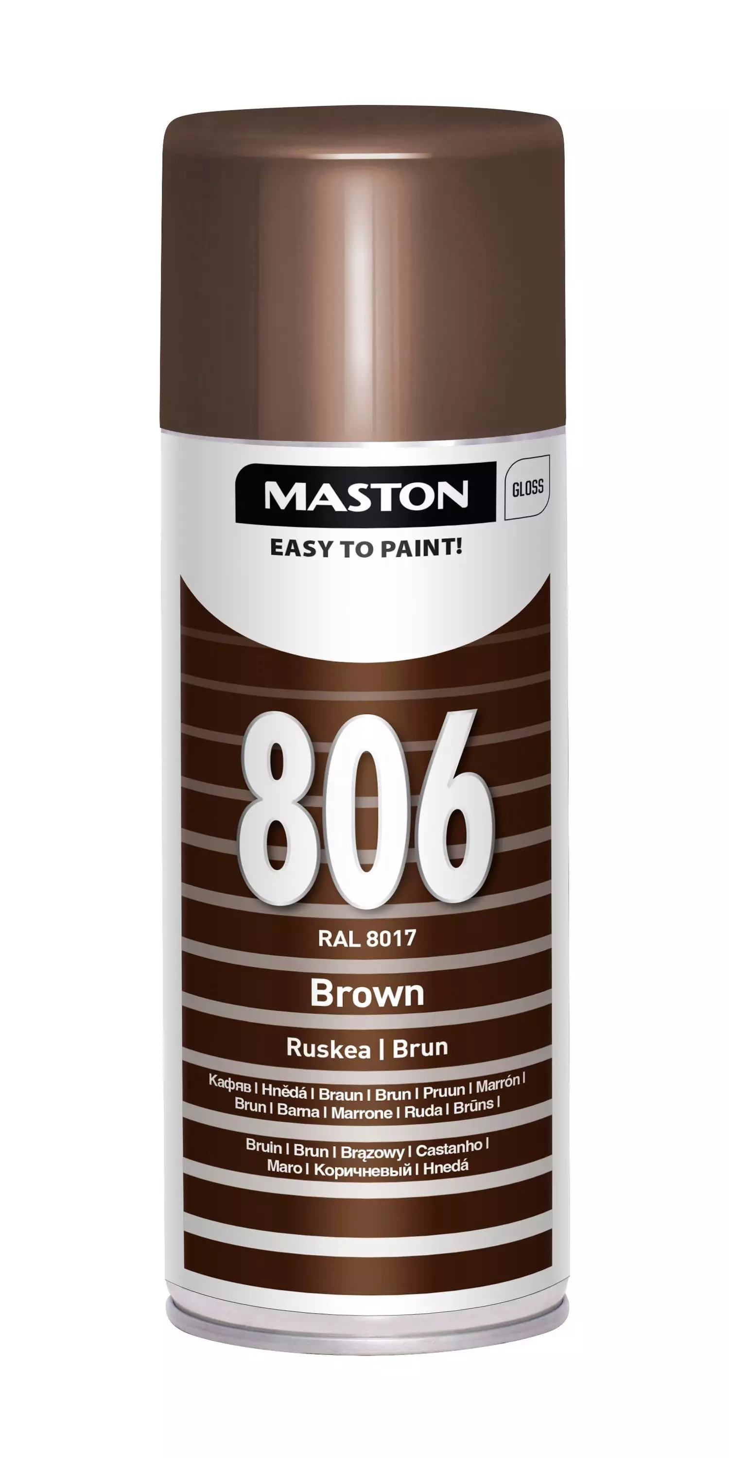 Spraymaali 100 Ruskea 806 400ml RAL8017 Yleisk ytt inen Spraymaali 100 Ruskea 806 400ml RAL8017 Yleisk ytt inen