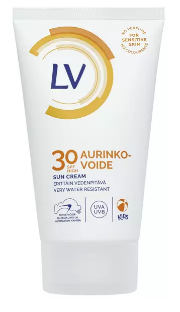 Aurinkovoidetuubi SPF30 150 ml LV - Vartalon hoito - 6414504786621 - 1