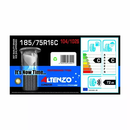Kes=C3=A4rengas Altenzo 185/75R16C 104S-EU-rengasmerkint=C3=A4 - 16-tuumaiset - 6900532470941 - 2