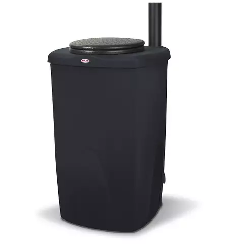 Kompostik=C3=A4ym=C3=A4l=C3=A4 Biolan eco tummanharmaa=20 - Kuivakäymälät - 6411960057951 - 1