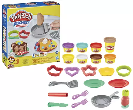 PD muovailuvaha pannukakut - Kotileikki ja kauppaleikki - 5010993779741 - 2